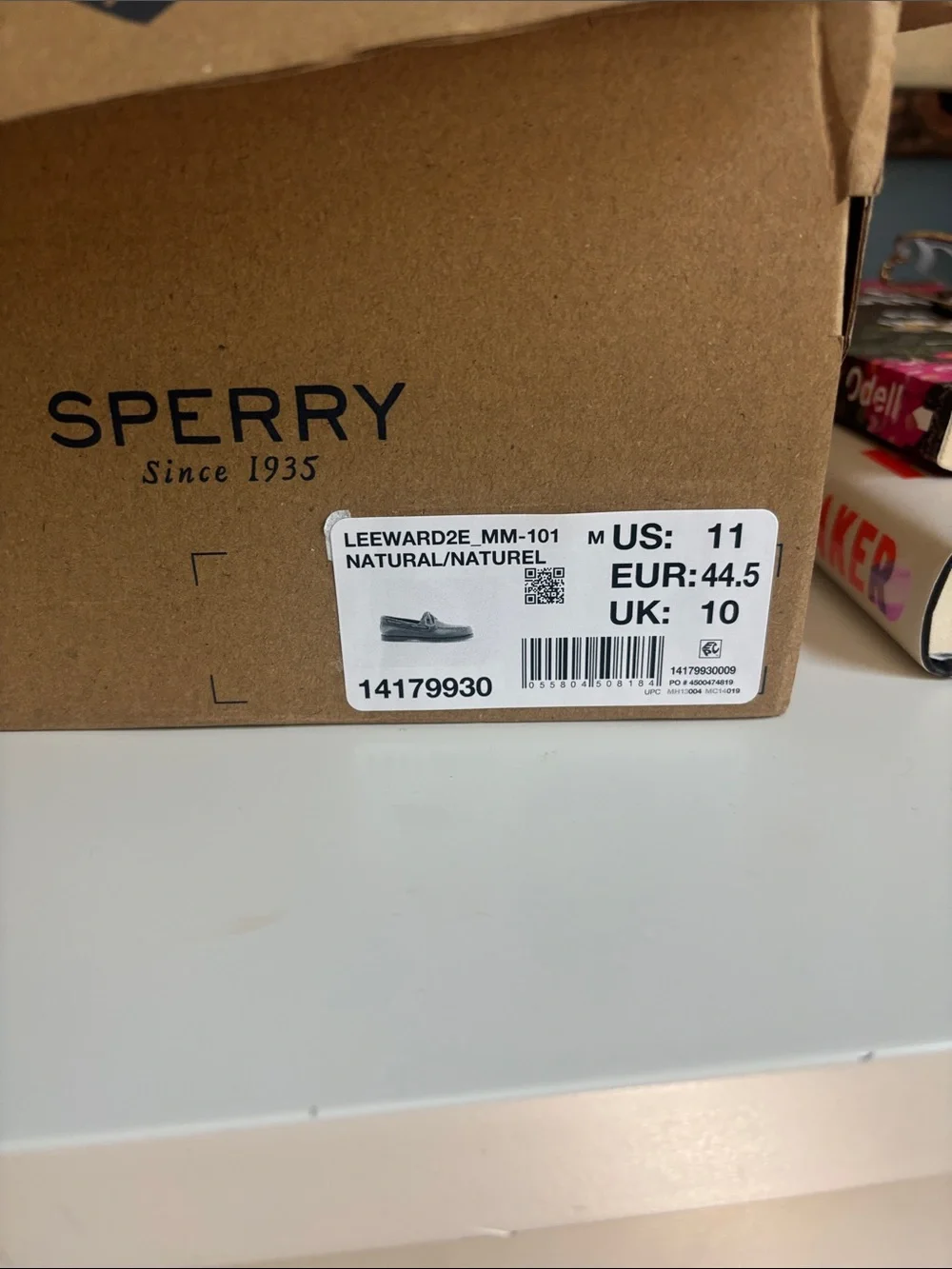 Sperry Men's Tan Leather Boat Shoe